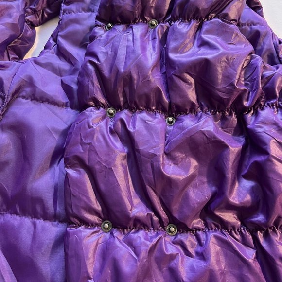 Calvin Klein youth Girls Puffer Jacket Coat Vest size 6 Quilted button snaps - Picture 7 of 8